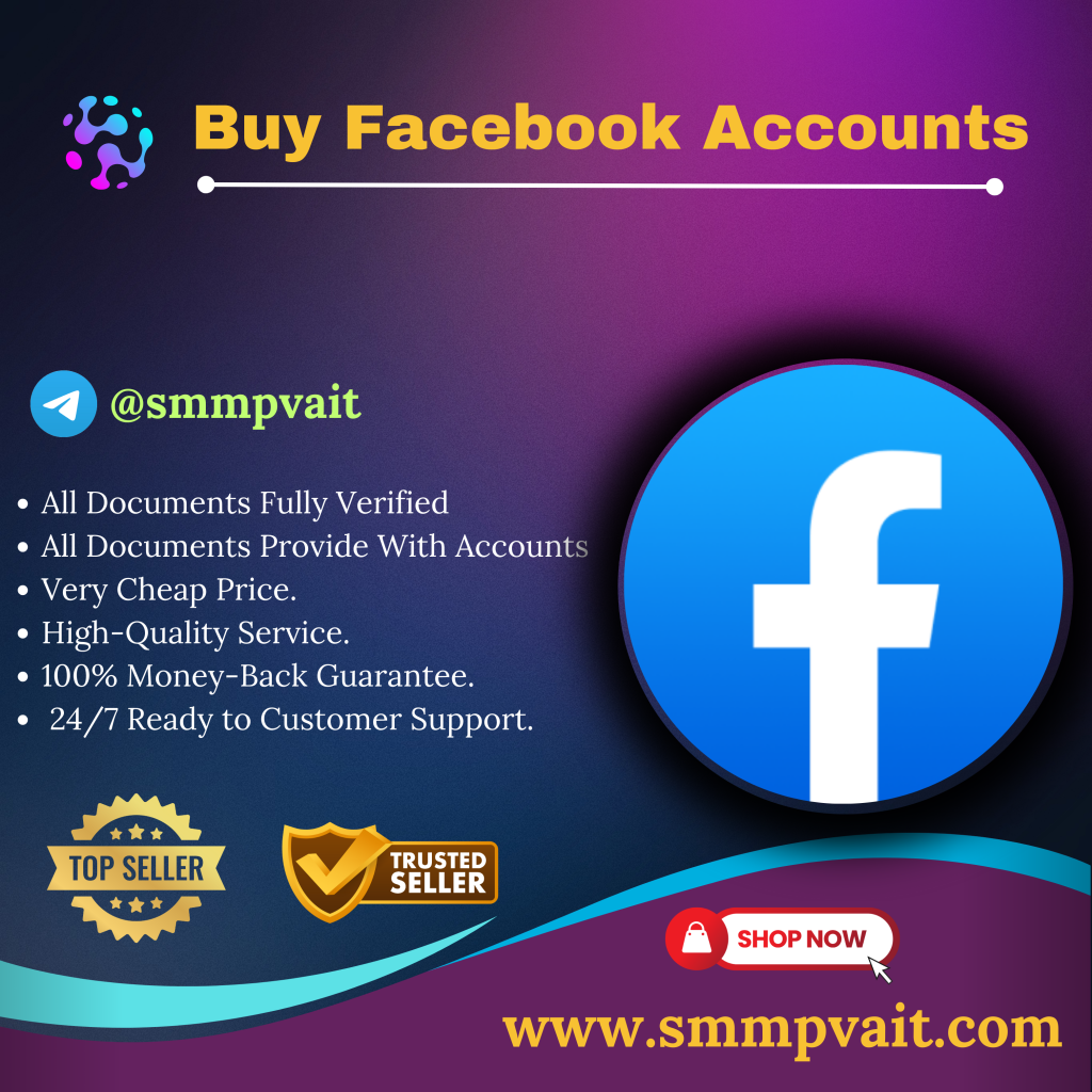 Buy Facebook Accounts - Verified (PVA, Bulk & Aged)
