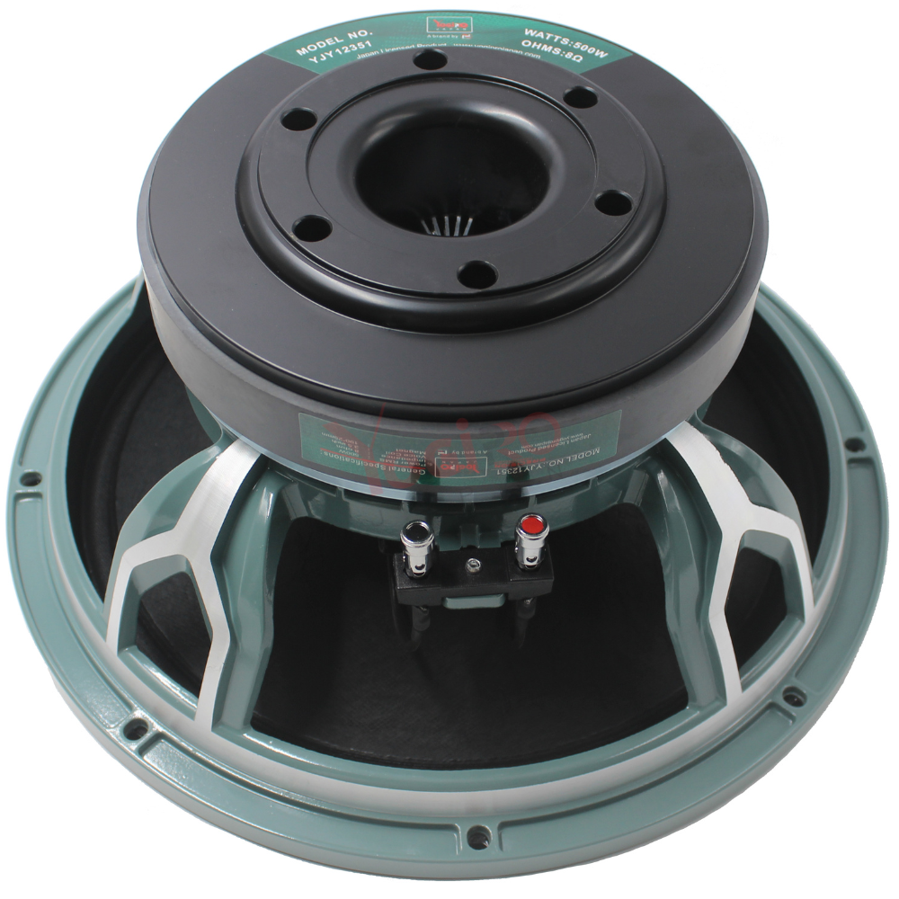 Ferrite DJ Speaker 12 Inch 500 Watt Model YJY12351 for Balanced Sound Performance