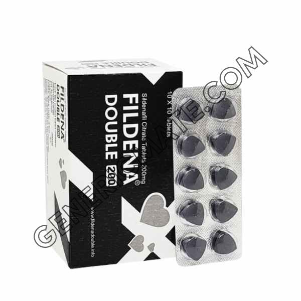 Fildena Double 200Mg (Sildenafil) | 20% Off | Uses, Side effects, Prices.