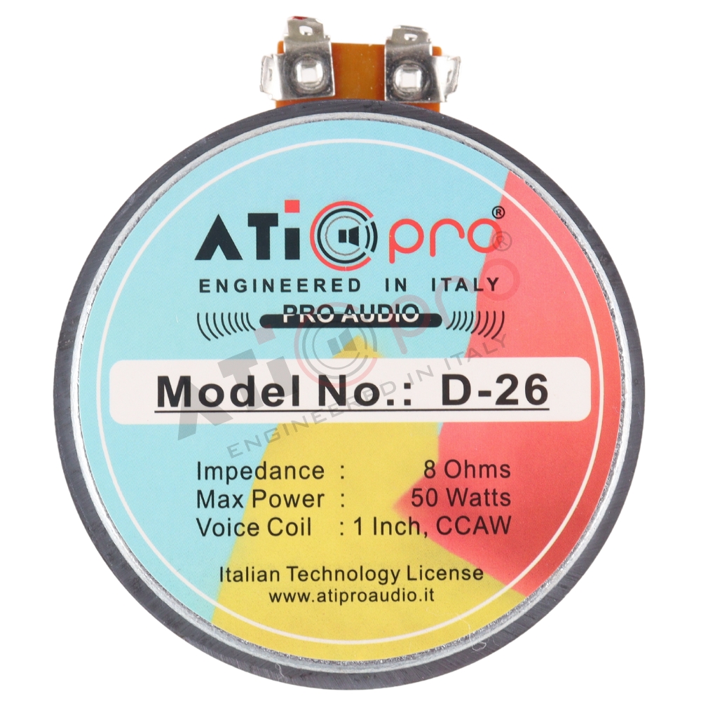 Ferrite HF Compression Driver D-26 for Crisp High-Frequency Output