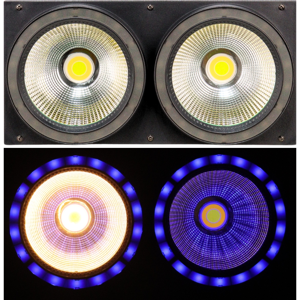 High Power RGBWW Rainbow Blinder Light for DJs and Events