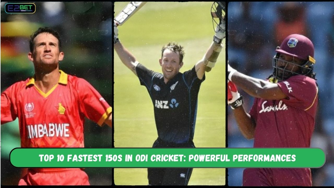 Top 10 Fastest 150s in ODI Cricket: Powerful Performances