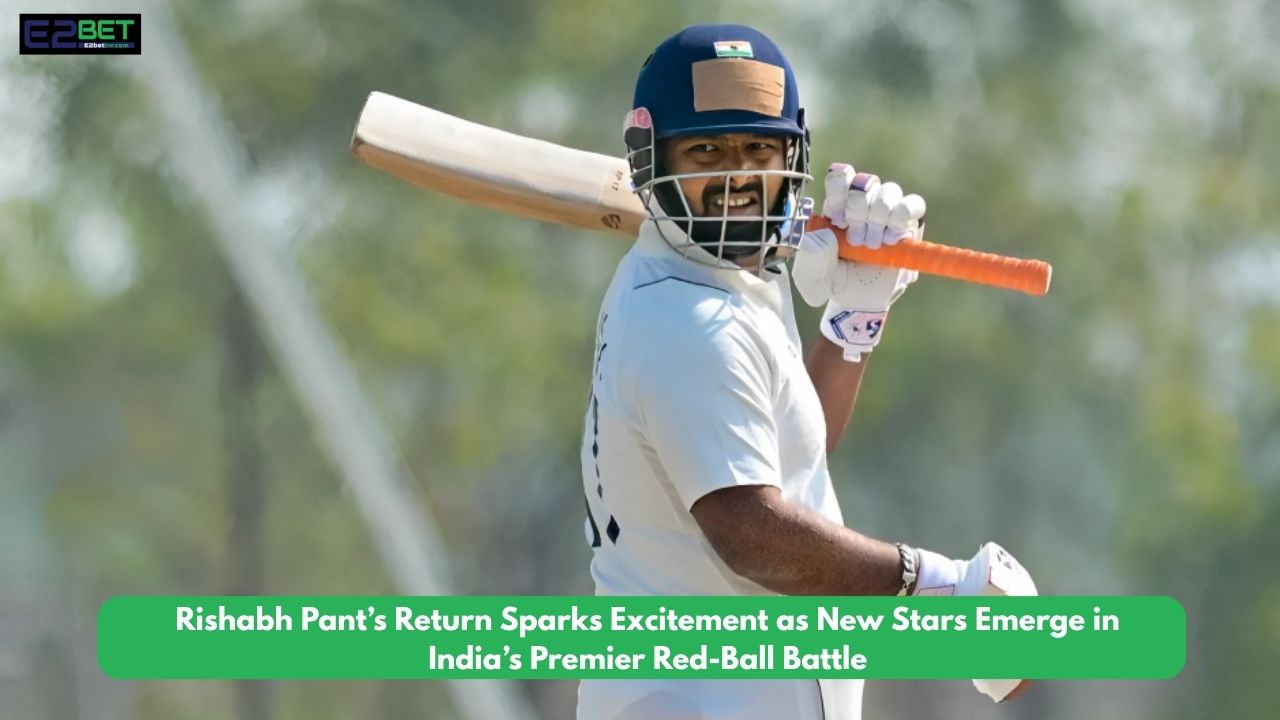 Ranji Trophy 2025-26: Rishabh Pant’s Return Sparks Excitement as New Stars Emerge in India’s Premier Red-Ball Battle