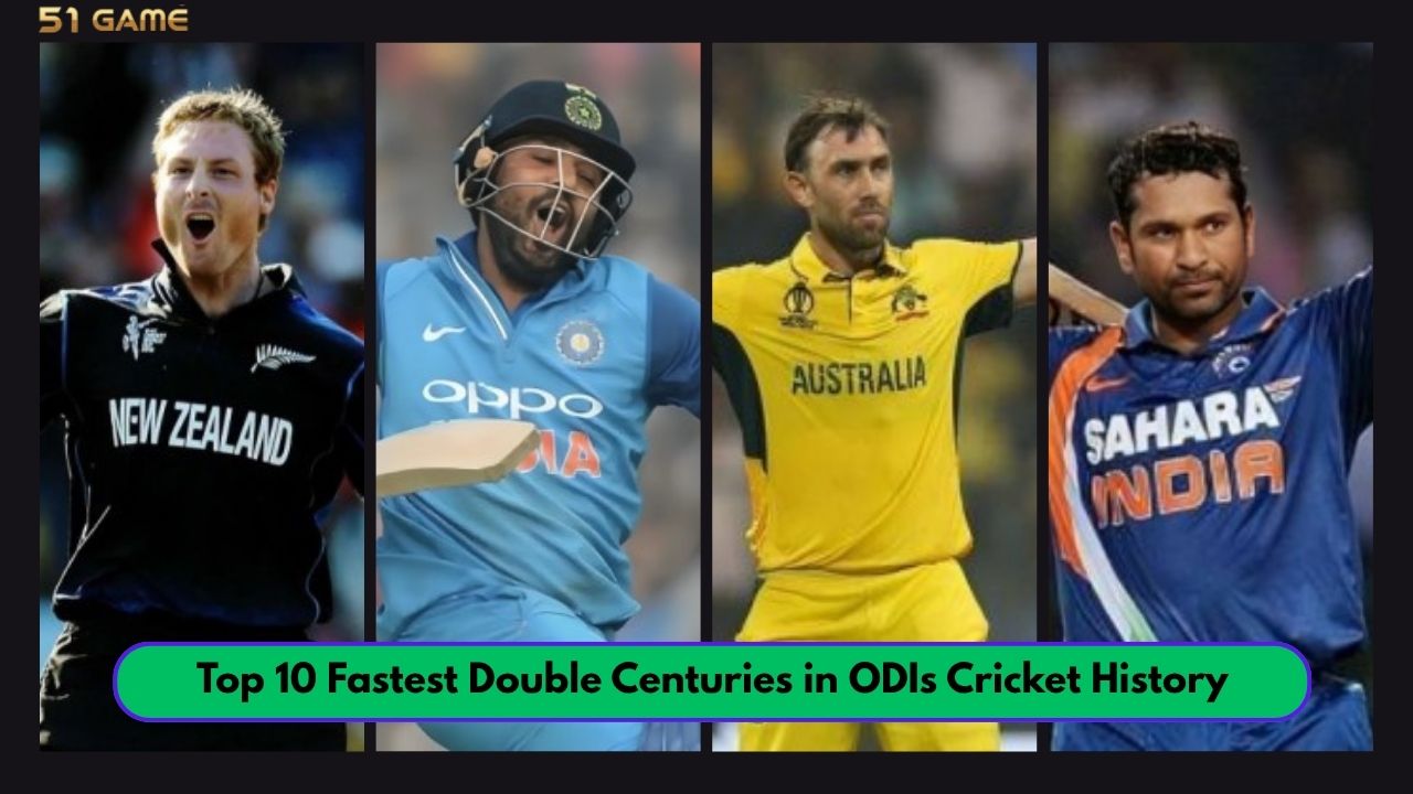 Top 10 Fastest Double Centuries in ODIs Cricket History
