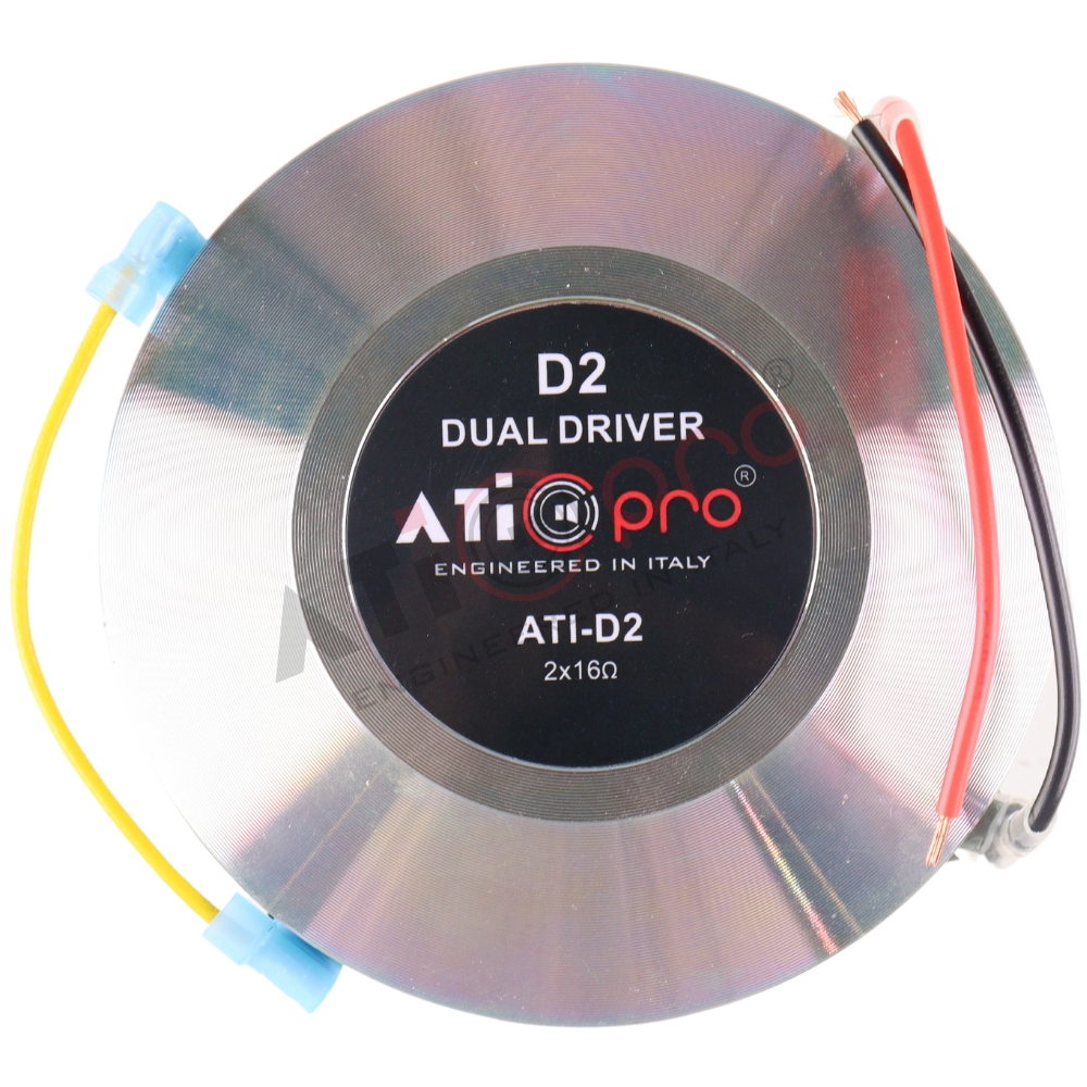 Powerful Audio Clarity with ATI D2 Dual HF Driver 220 Watt