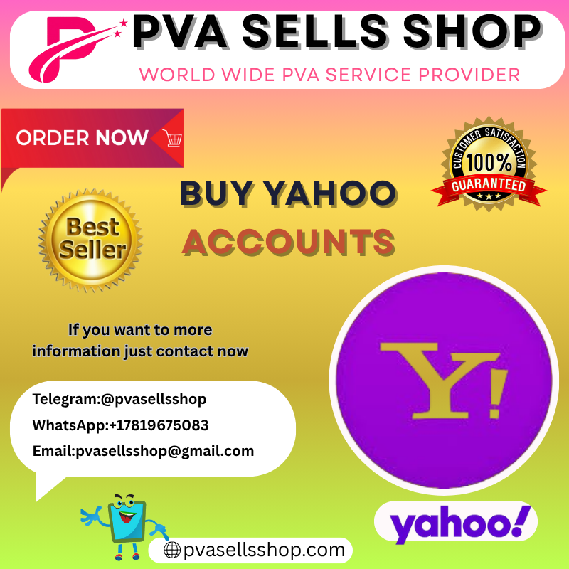Buy Yahoo Accounts 100% High-QualIty & Aged