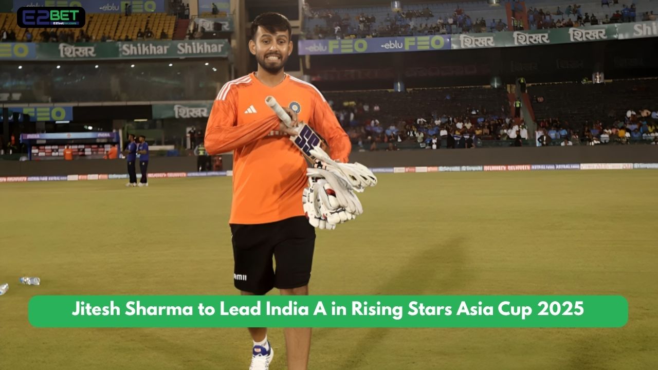 Jitesh Sharma to Lead India A in Rising Stars Asia Cup 2025 – Full Squad & Details
