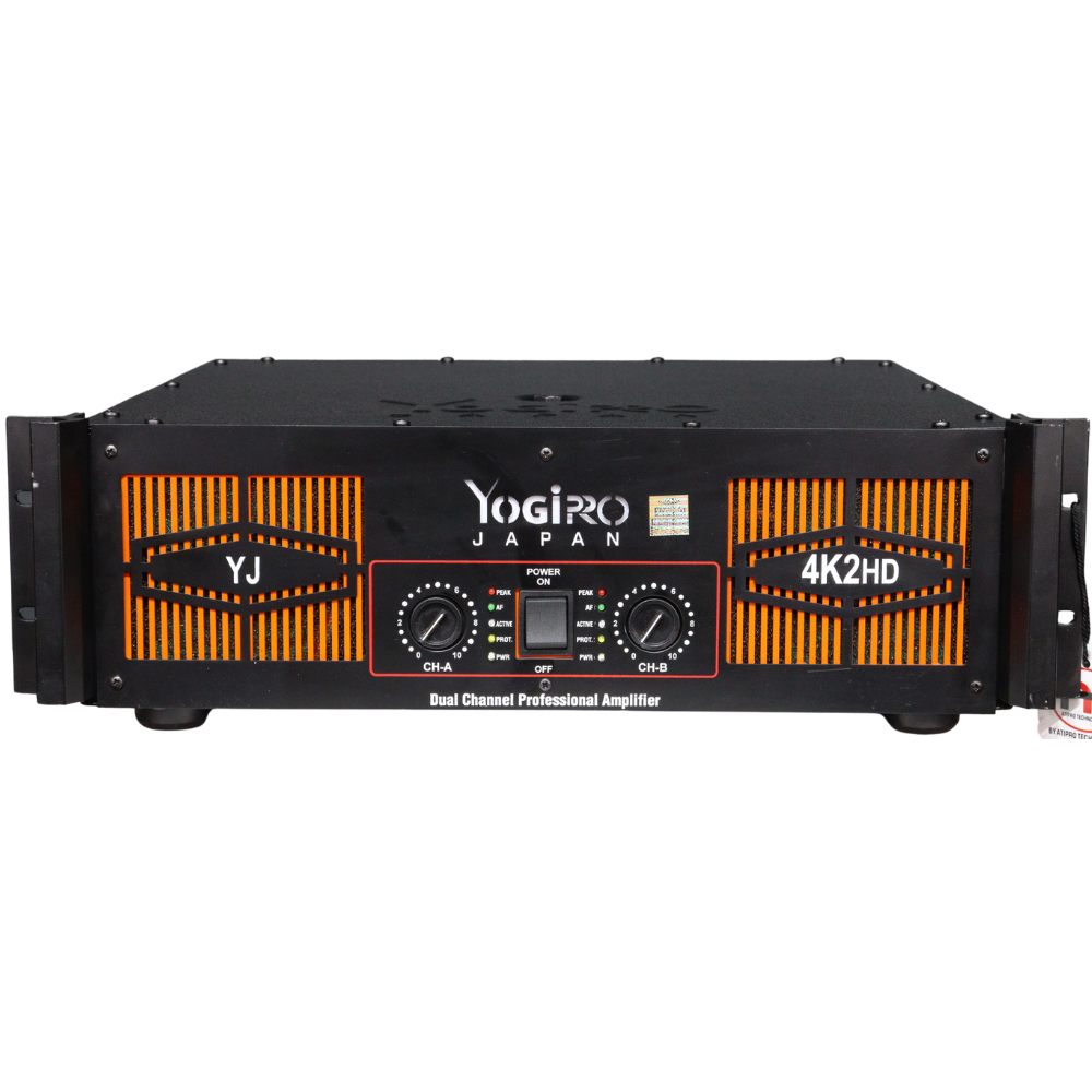 Powerful YogiPro YJ4K2HD Amplifier for Pro Audio