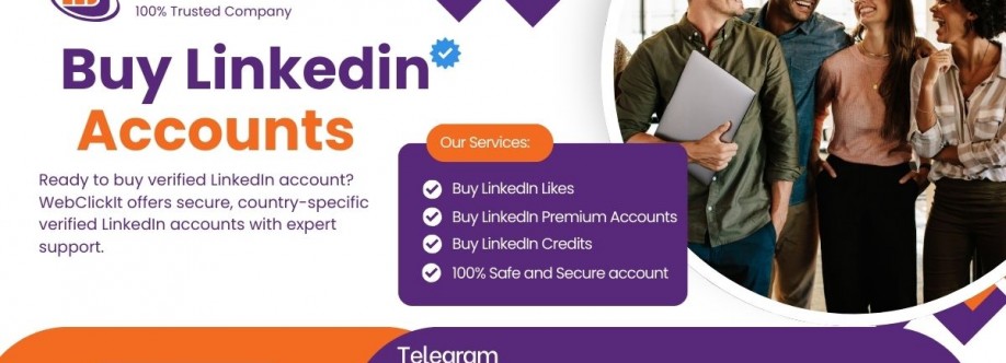 Buy Linkedin Account Group webclickit Cover Image