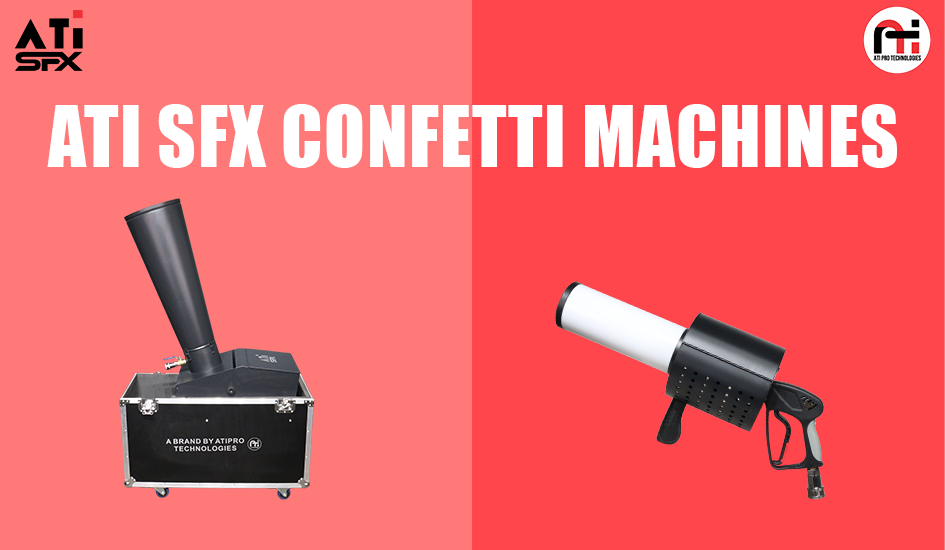 Brand-New ATI SFX Confetti Machines: Perfect for Parties, Weddings & Shows