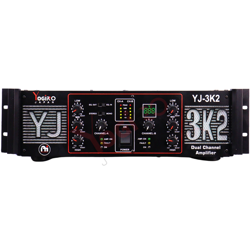 YOGIPRO YJ 3K2 Dual Channel Amplifier Performance Power