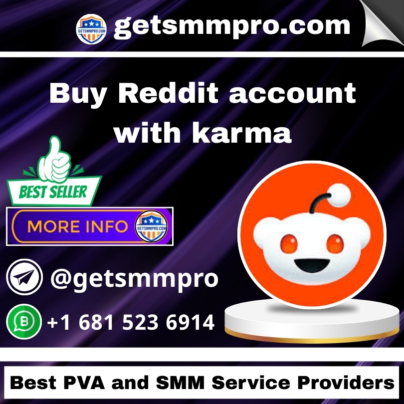 Buy Reddit account with karma – 100% Verified & Aged (2025)