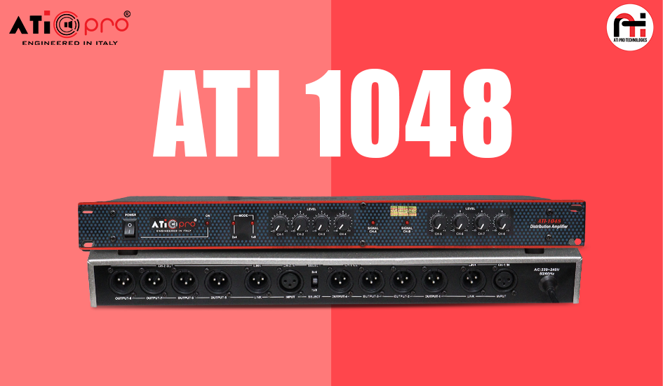 Experience Superior Sound Control with ATI 1048 Distribution DJ Amplifier