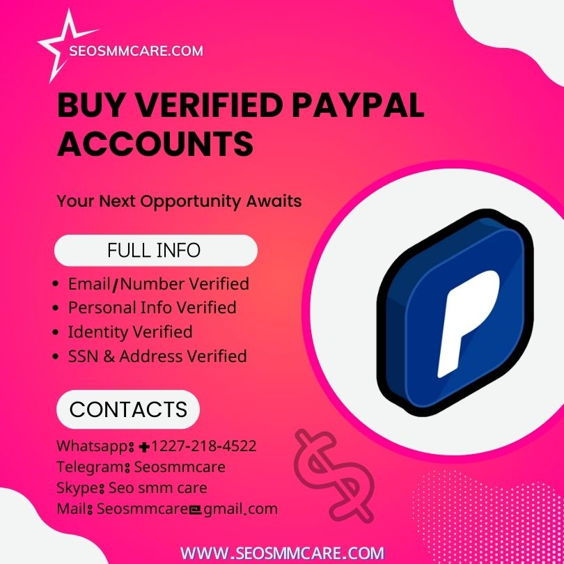 Buy Verified Paypal Accounts | 100% Top Quality Account 2026