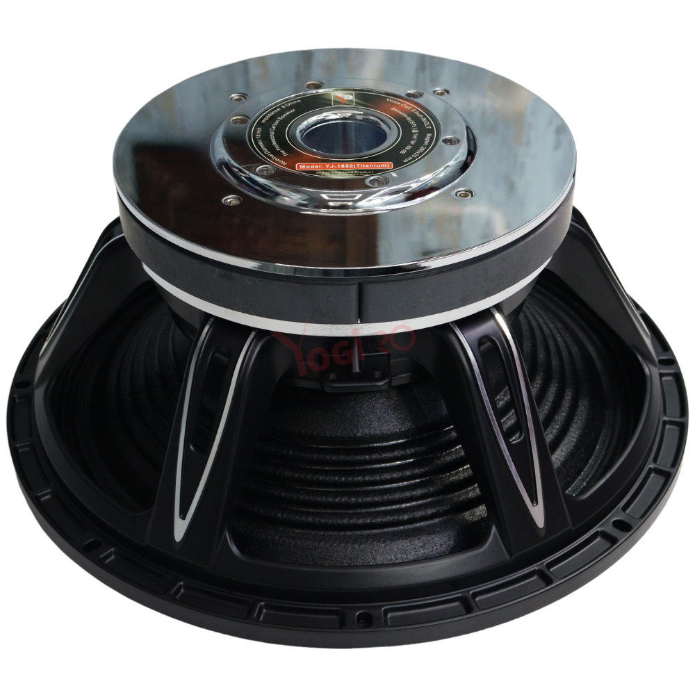 Ferrite DJ Speaker 18 Inch 2000 Watt Model YJ1850 Titanium