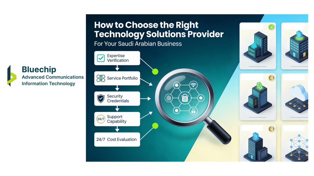 How to Choose the Right Technology Solutions Provider for Your Saudi Arabian Business - Bluechip Saudi