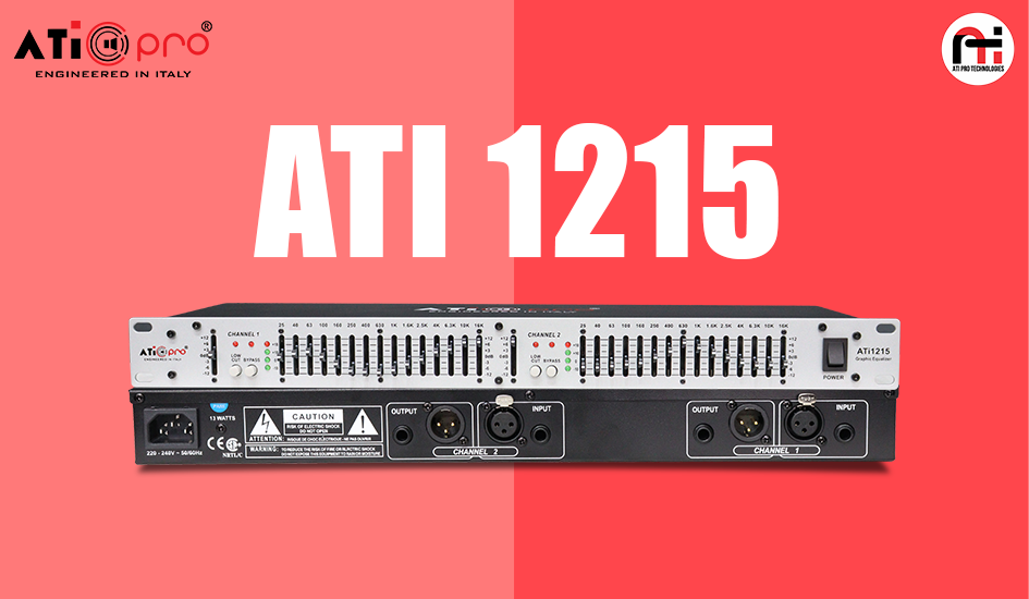 15-Band Graphic Equalizer ATI 1215: Clear, Balanced & Powerful Audio Control