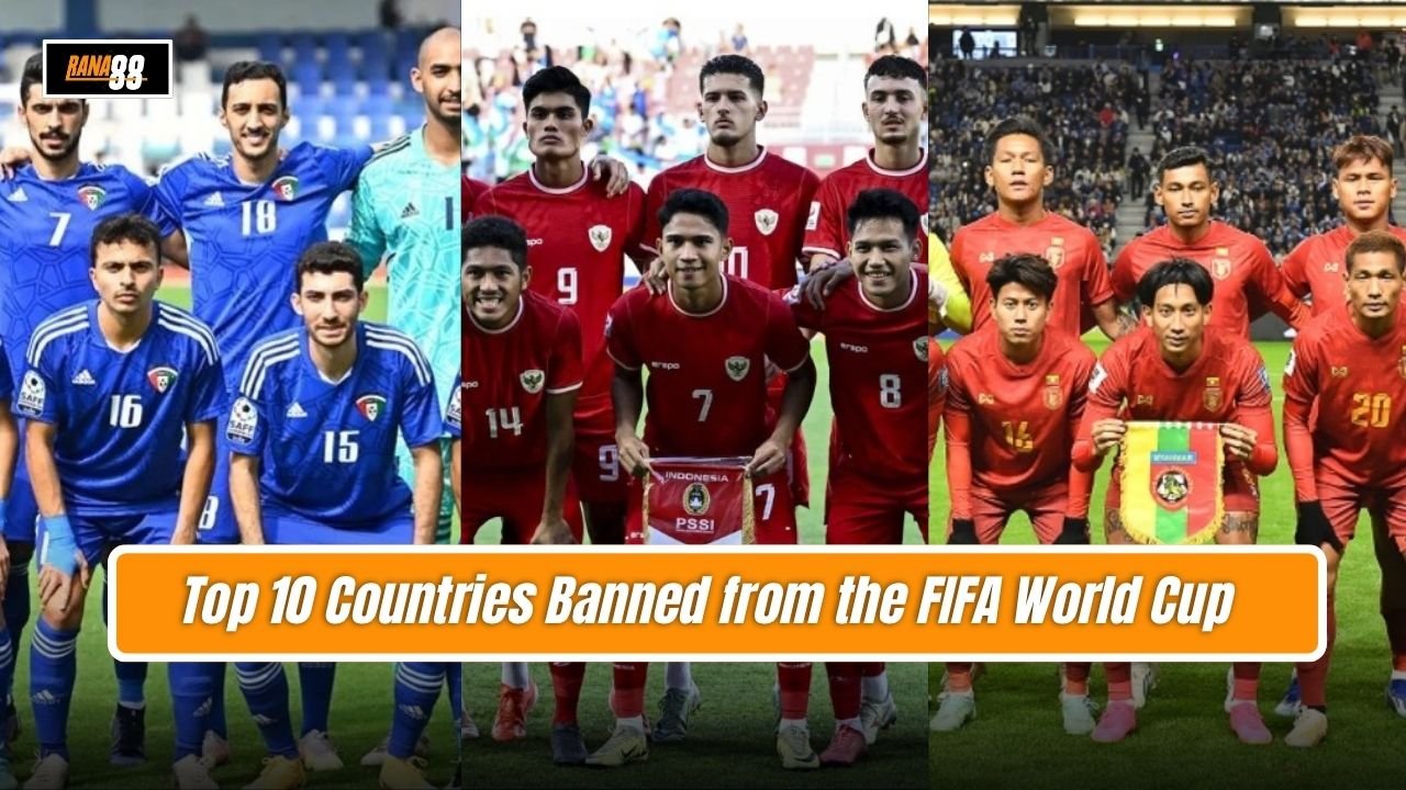 Top 10 Countries Banned from the FIFA World Cup Since 1950 and Why