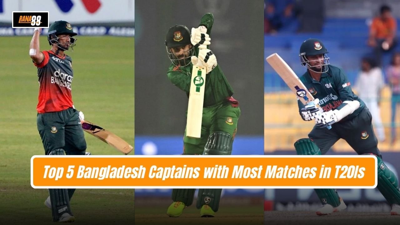 Top 5 Bangladesh Captains with Most Matches in T20Is