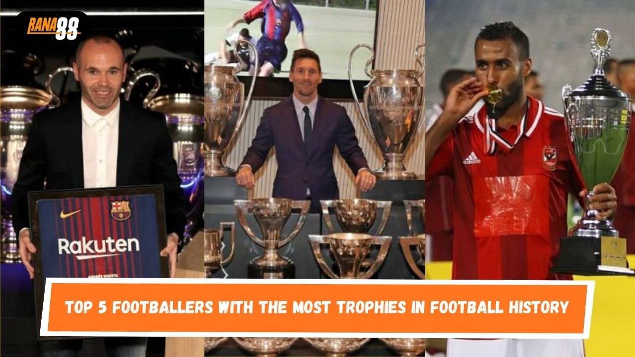 Top 5 Footballers With the Most Trophies in Football History