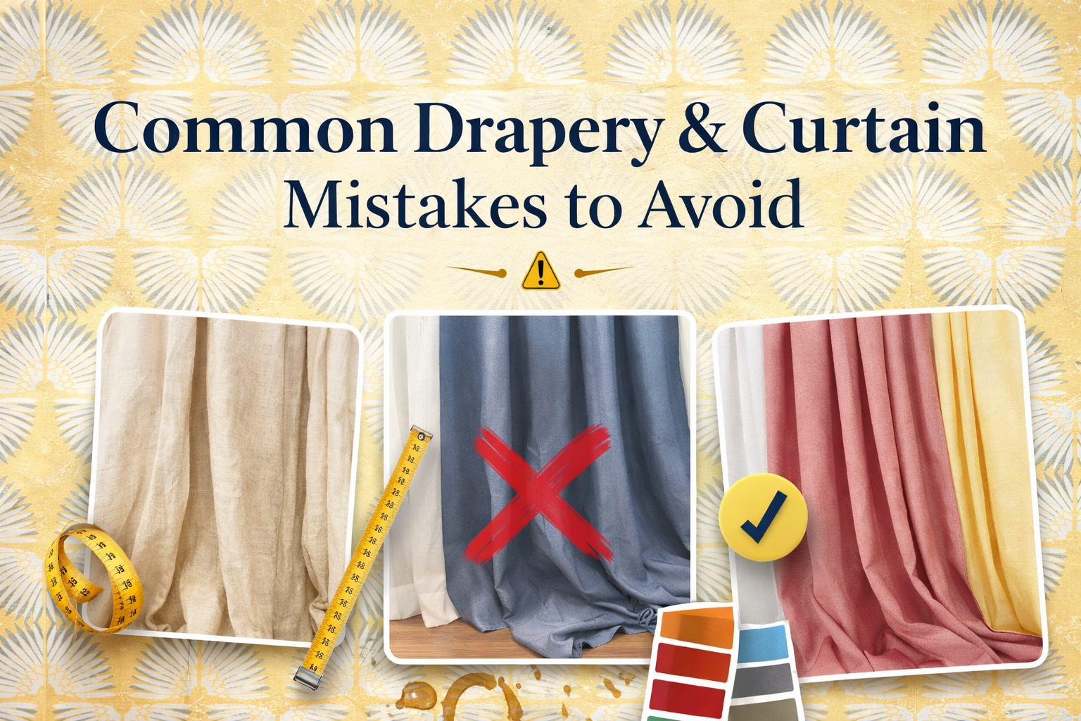 Drapery & Curtain Mistakes You Should Avoid  – FabricFusions