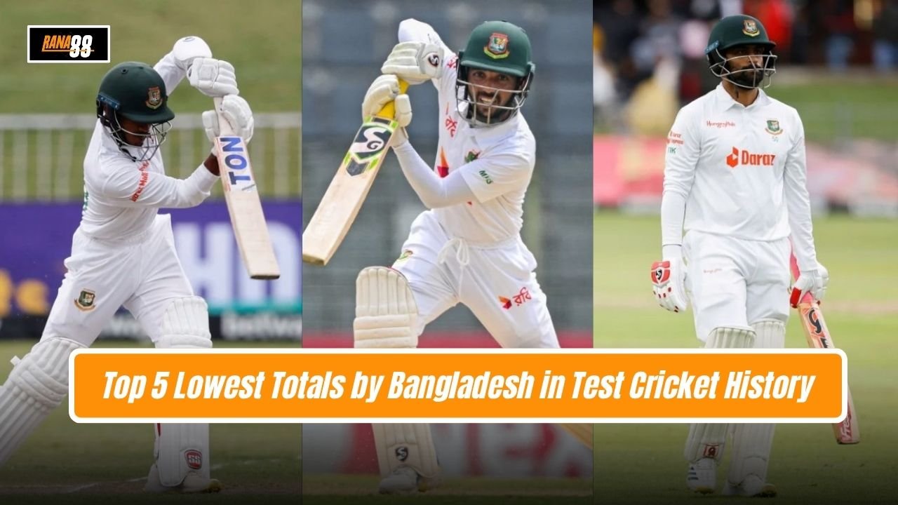 Top 5 Lowest Totals by Bangladesh in Test Cricket History