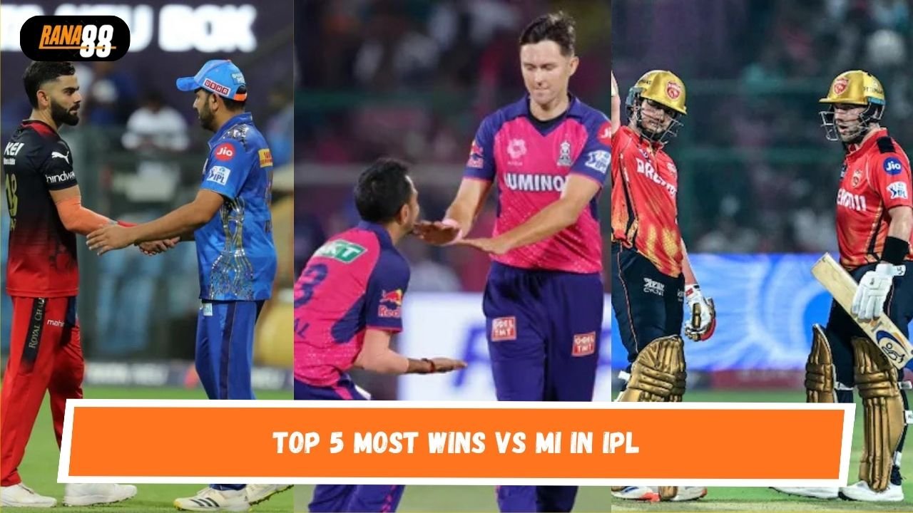 Top 5 Most wins vs MI in IPL – মুম্বাই ইন্ডিয়ান্সের বিরুদ্ধে সবচেয়ে সফল দলগুলোর তালিকা