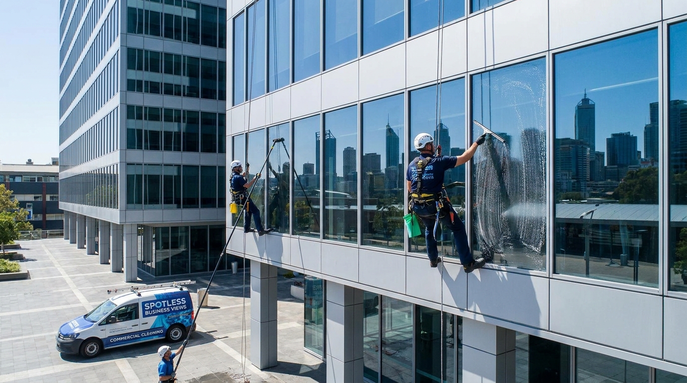 Commercial Window Cleaning for Spotless Business Views