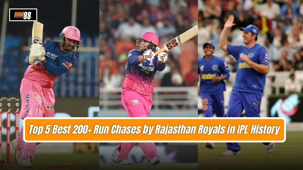 Top 5 Best 200+ Run Chases by Rajasthan Royals in IPL History