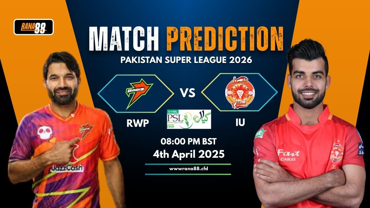 RWP vs IU Match Prediction by Rana88, 12th PSL T20 Match