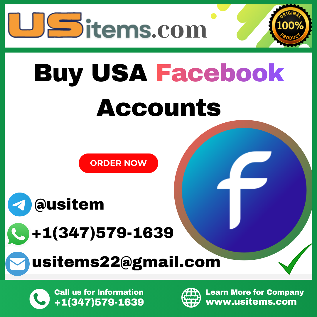 Buy USA Facebook Accounts -100% Safe and legal