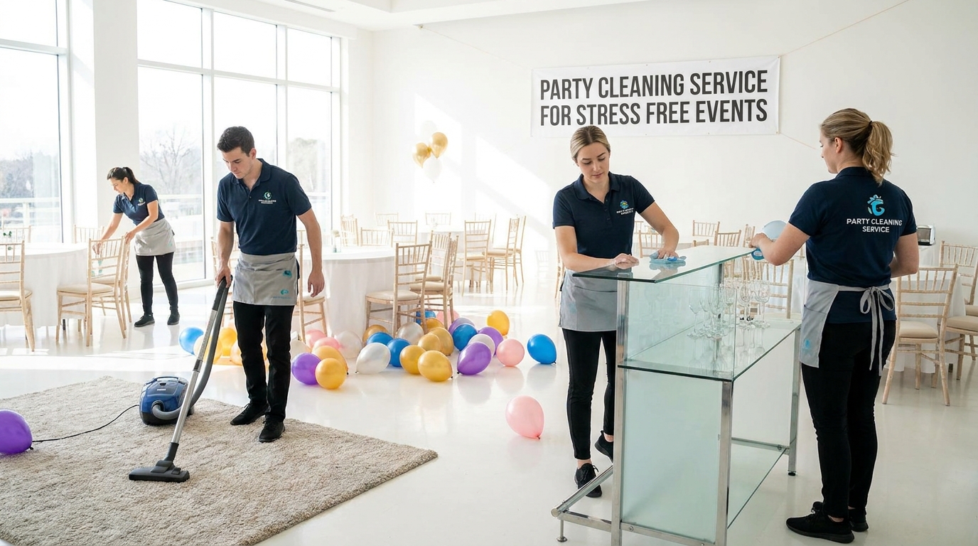 Party Cleaning Service for Stress Free Events