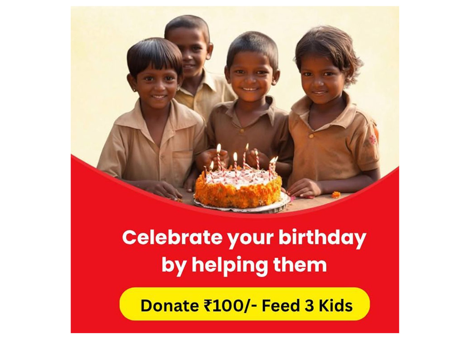 Donate on Your Birthday | Kind India