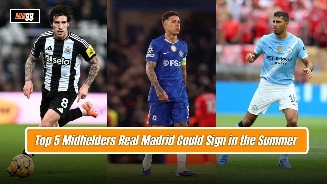 Top 5 Midfielders Real Madrid Could Sign in the Summer Transfer Window
