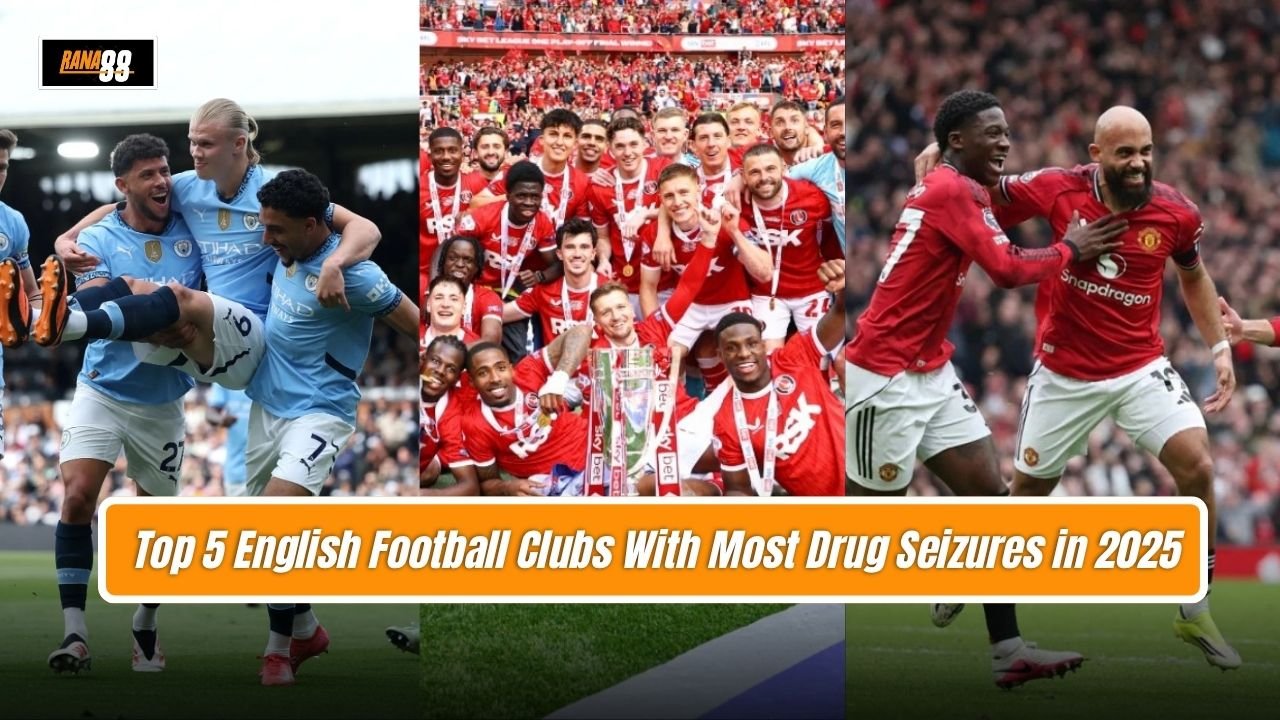 Top 5 English Football Clubs With Most Drug Seizures in 2025