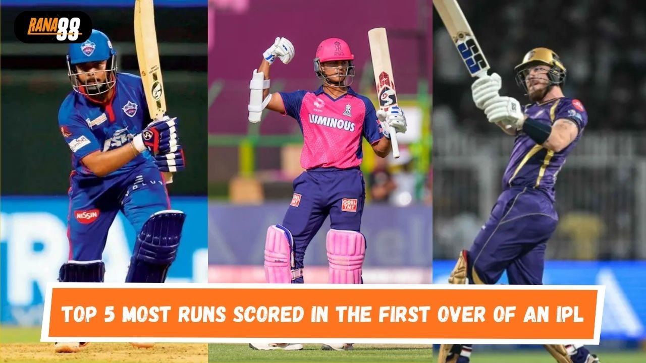 Top 5 Most runs scored in the first over of an IPL