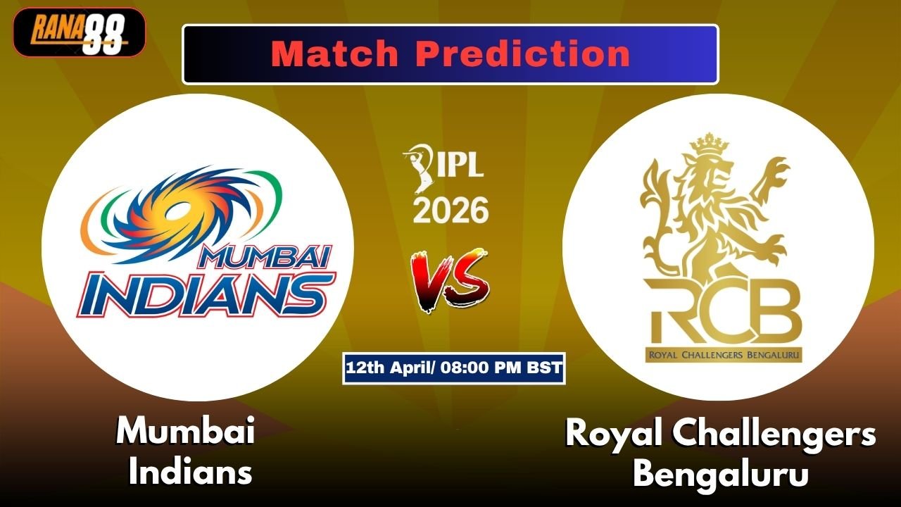MI vs RCB Match Prediction 20th T20 by Rana88: Match Details, Pitch Report & Betting Tips– Who Will Win Today’s Match?
