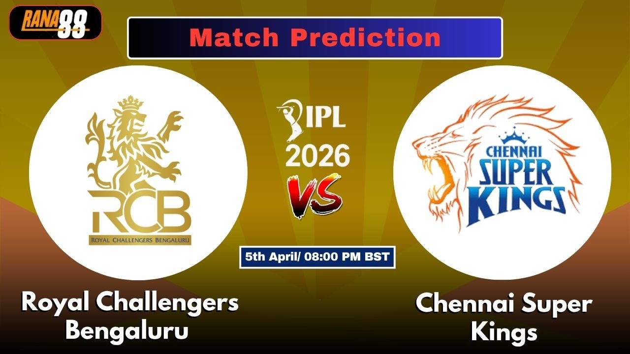 RCB vs CSK 11th T20 Match Prediction by Rana88: Match Details, Pitch Report & Betting Tips– Who Will Win Today’s Match?