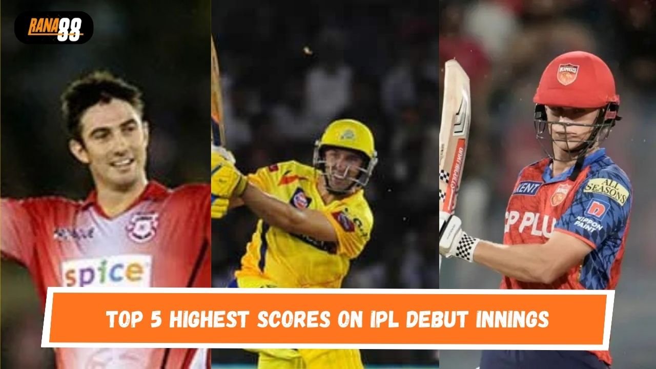 Top 5 Highest scores on IPL debut innings: Unforgettable Performances