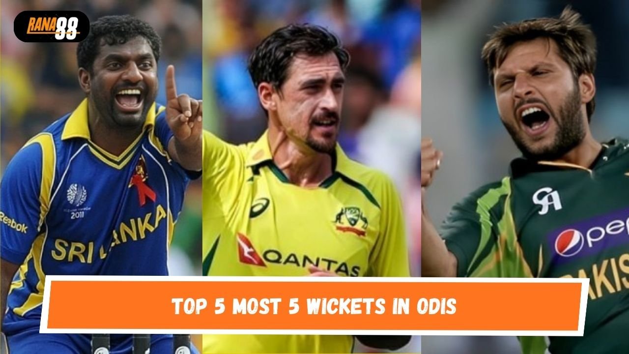 ODIতে সর্বাধিক ৫ উইকেট শিকারী: ওডিআই ইতিহাসের সেরা ৫ কিংবদন্তি বোলার