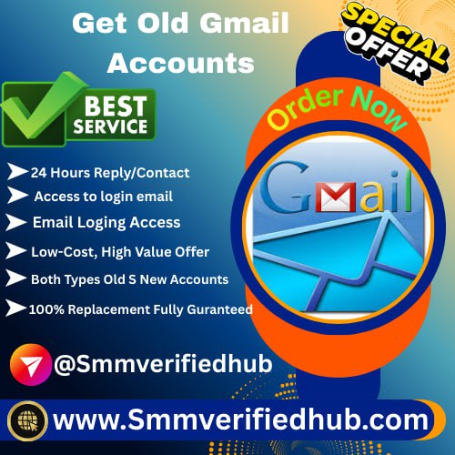 Get Old Gmail Accounts - SMM Verified HubGet Old Gmail Accounts | Aged & Reliable Gmail Profiles