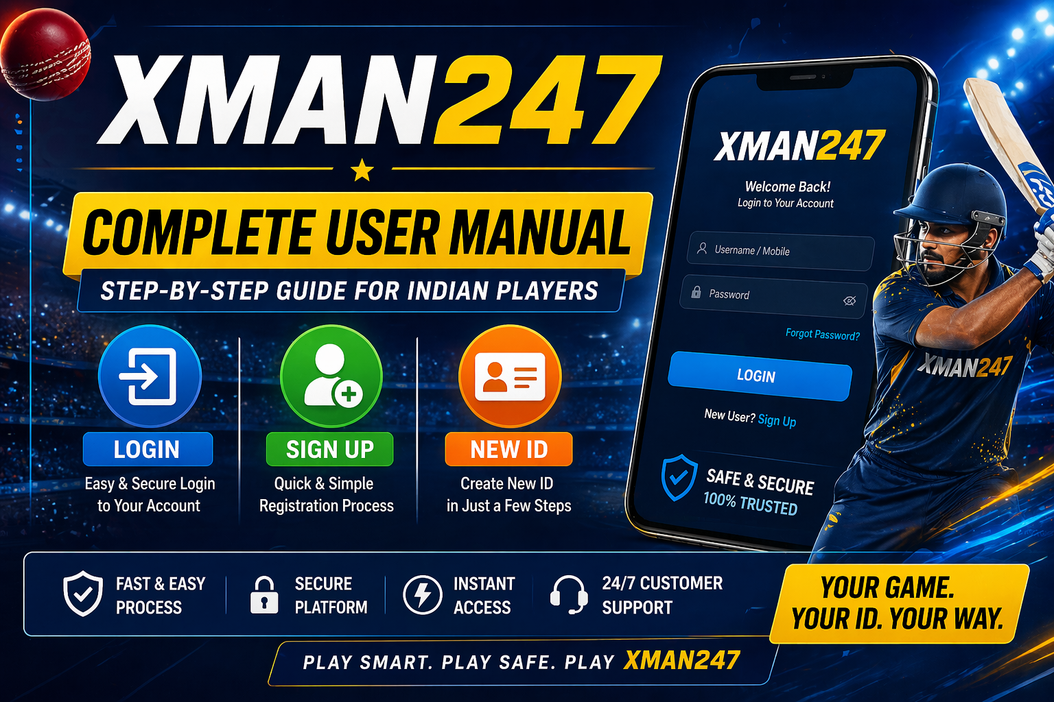 XMAN247 Login, Sign Up & New ID Guide (2026)