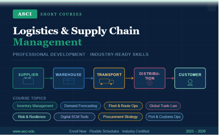 Unlocking Career Growth: Why ASCI Short Courses Are a Smart Investment for Supply Chain Professionals