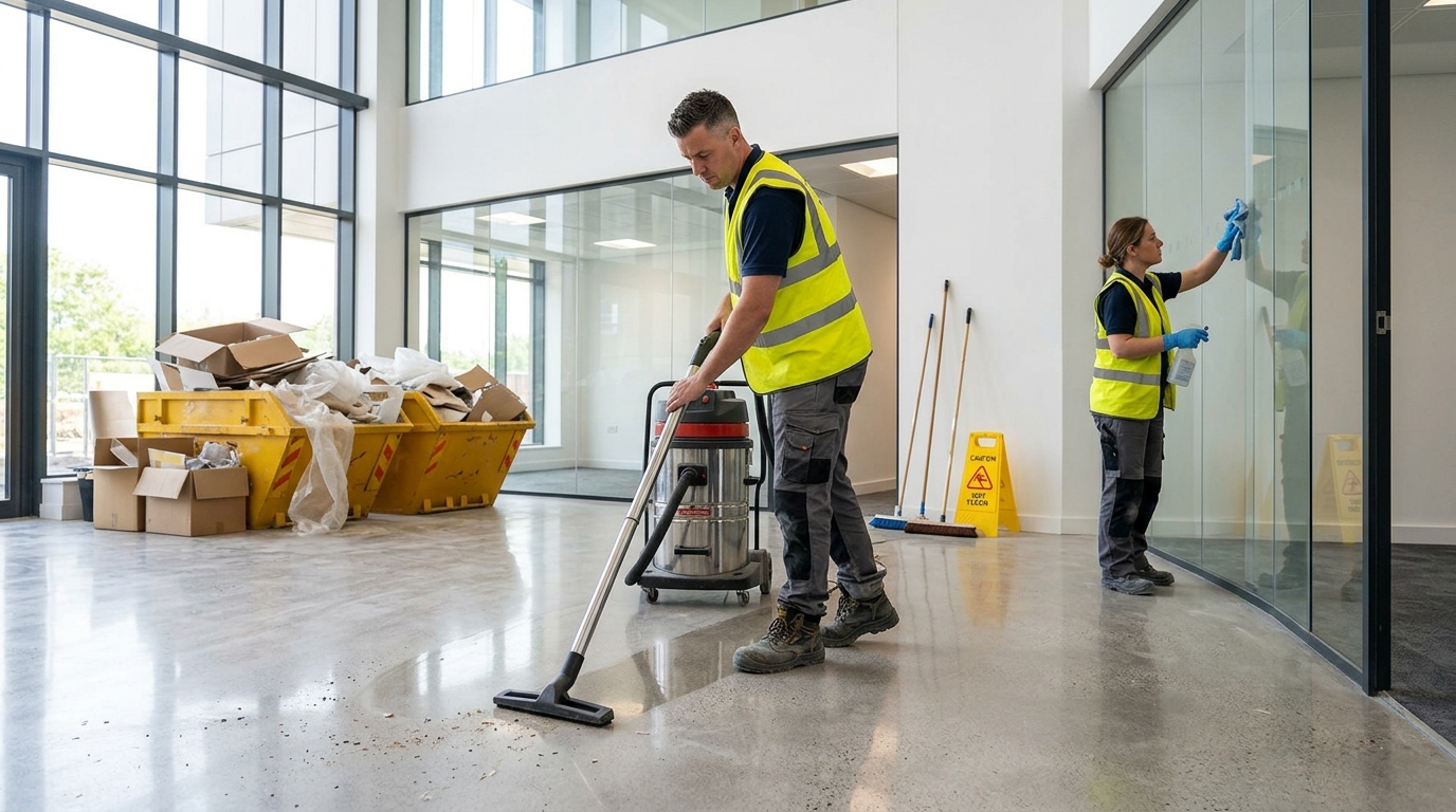 Construction Cleanup Service for Spotless Spaces