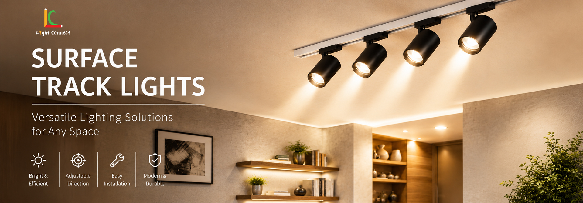 Surface Track Lights Modern and Adjustable Lighting Solution