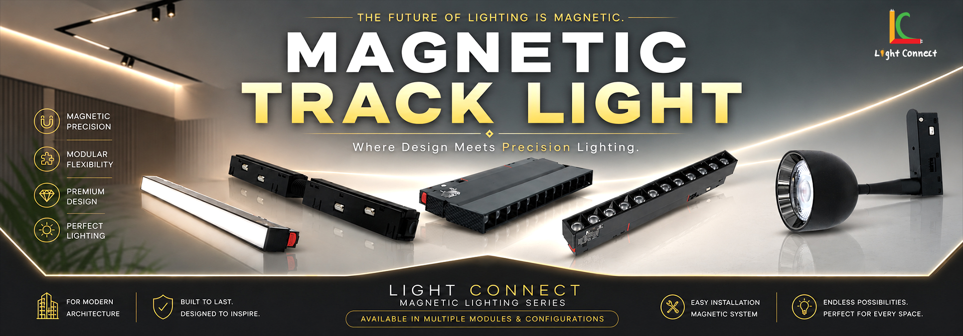 Magnetic Track Lights Modern and Flexible Lighting Solution