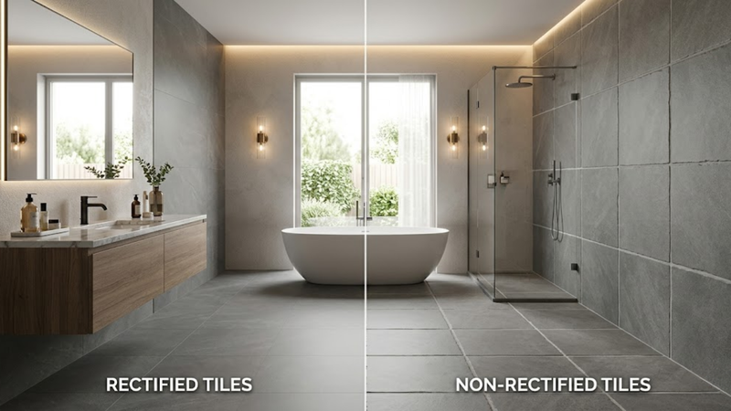 Rectified vs Non-Rectified Tiles: Key Differences - Adicon Ceramica