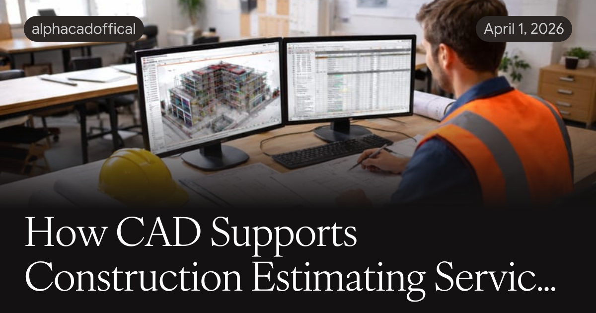 How CAD Supports Construction Estimating Services in Planning