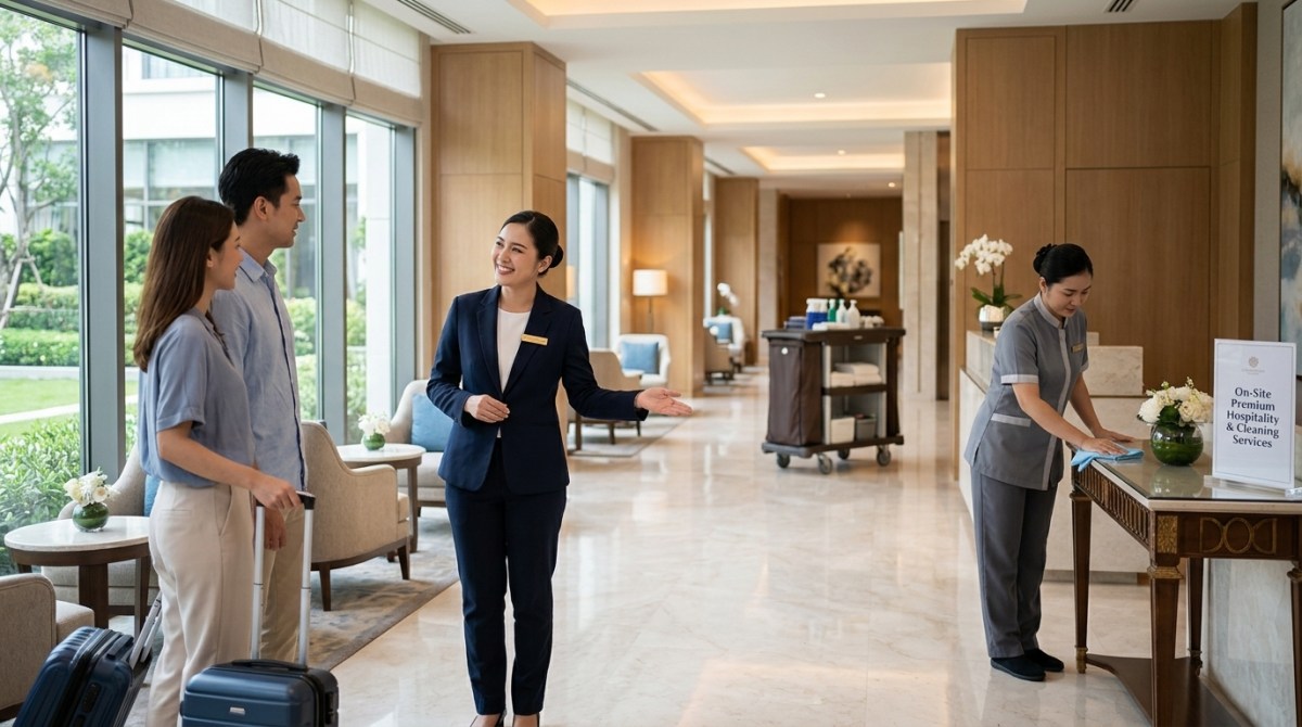 On-Site Hospitality Service for Premium Guest Care – Pristine and Cleaning