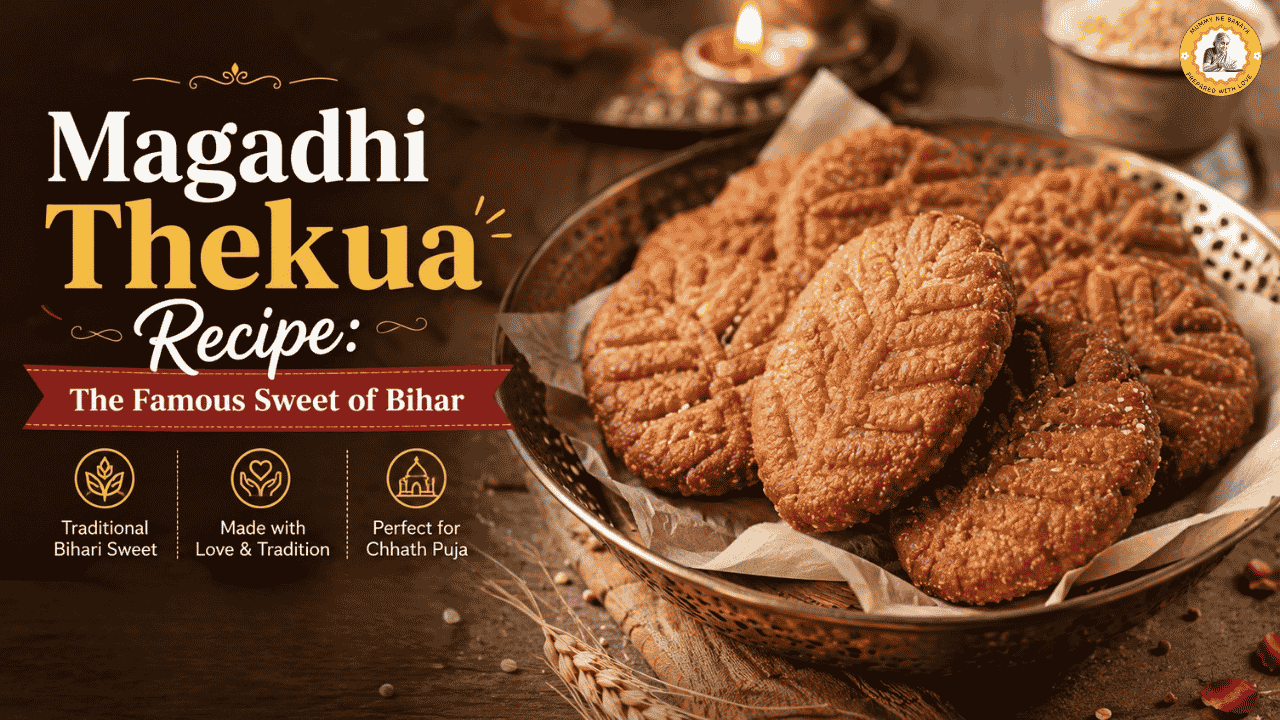 Magadhi Thekua Recipe: The Famous Sweet of Bihar - Mummy Ne Banaya